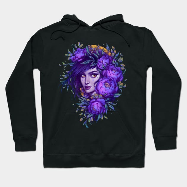 Purple Witch Hoodie by Dimary